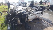 Takla Atan Aracın Sürücüsü Yaralandı Haberi