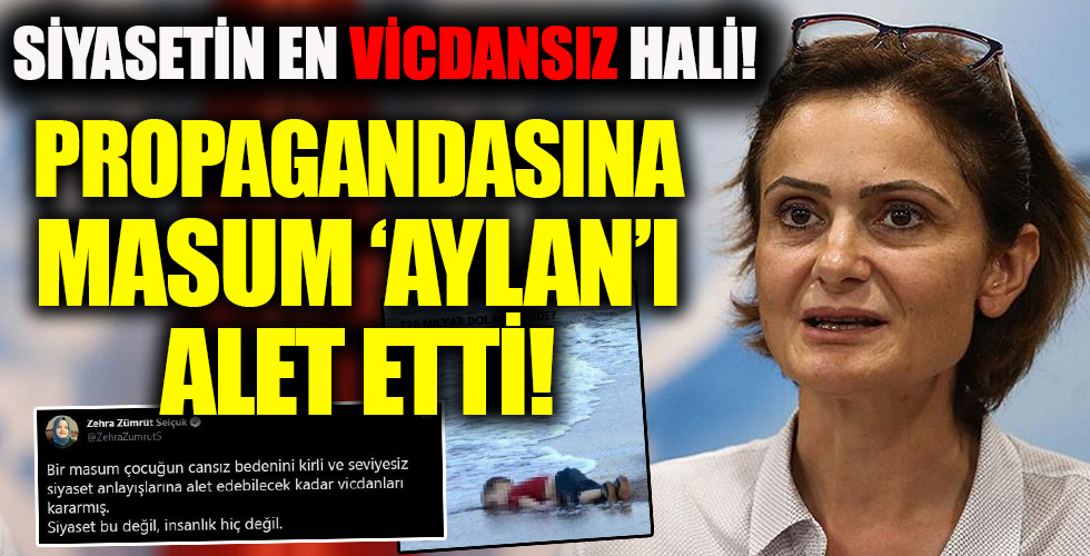 CHP'li Canan Kaftancıoğlu’ndan skandal 'Aylan Kurdi' paylaşımı: Vicdanları kararmış