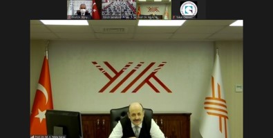 YÖK Başkanı Saraç, Tokat'taki Toplantıya Online Katıldı