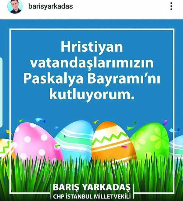 Hıristiyana övgü Müslümana sövgü! CHP'li