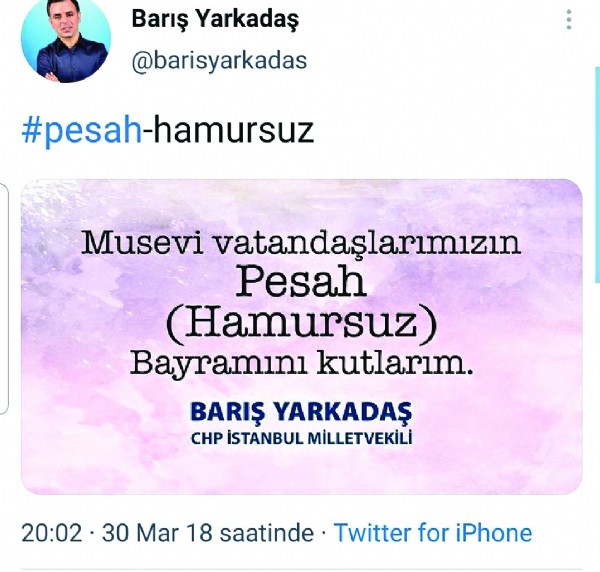 Hıristiyana övgü Müslümana sövgü! CHP'li