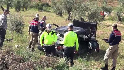 Kilis'te Otomobil Şarampole Yuvarlandı Açıklaması 2 Yaralı