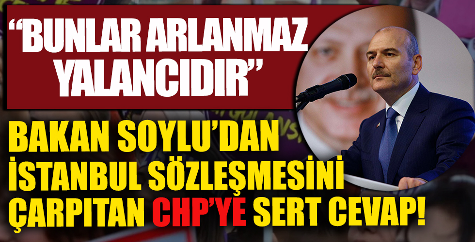 Bakan Soylu'dan İstanbul Sözleşmesi mesajı: Yalanlara karşı doğrularla huzurunuzdayız