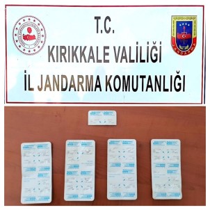 Kırıkkale'de 30 Adet Uyuşturucu Hap Ele Geçirildi