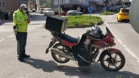 Samsun'da Motosiklet Devrildi Açıklaması 1 Yaralı