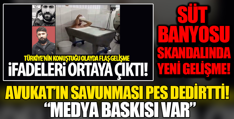 Süt banyosu skandalında flaş gelişme! Avukattan şoke eden savunma: Medya baskısı var