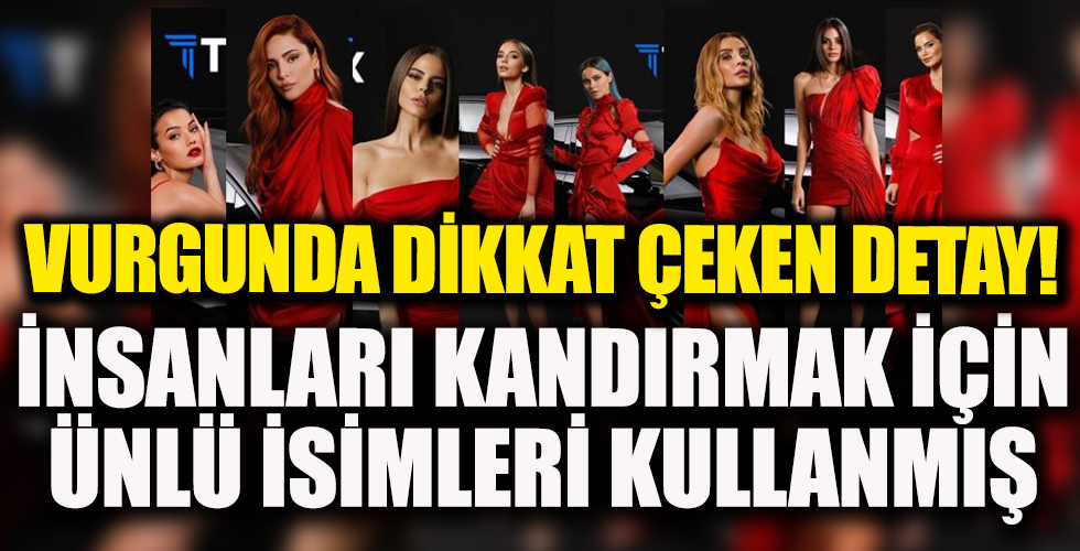 Thodex vurgununda dikkat çeken detay! İnsanları kandırmak için birbirinden ünlü isimleri kullanmış! Mine Tugay, Bahar Şahin, Özge Ulusoy...