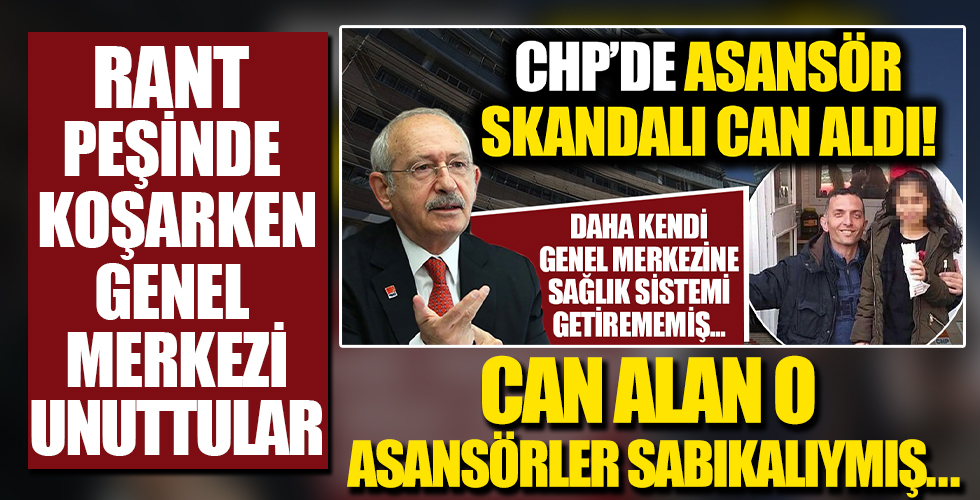 Asansör rantına koştular, genel merkezi unuttular! O asansörler sabıkalı