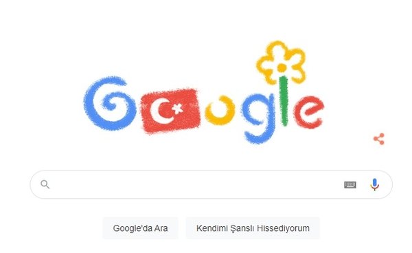 Google'dan 23 Nisan'a özel doodle