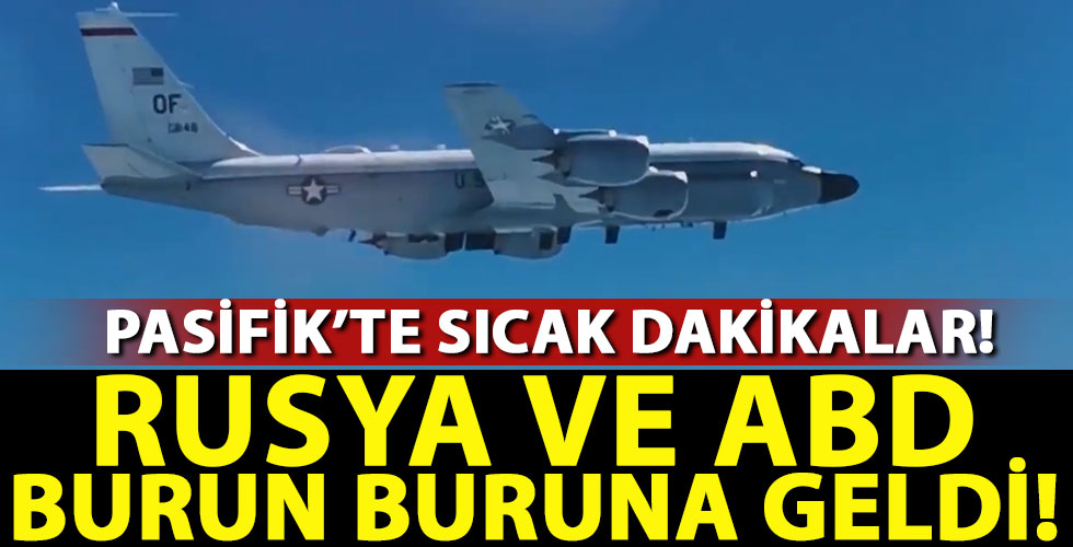 Pasifik'te sıcak dakikalar! ABD ve Rus uçakları...!!!