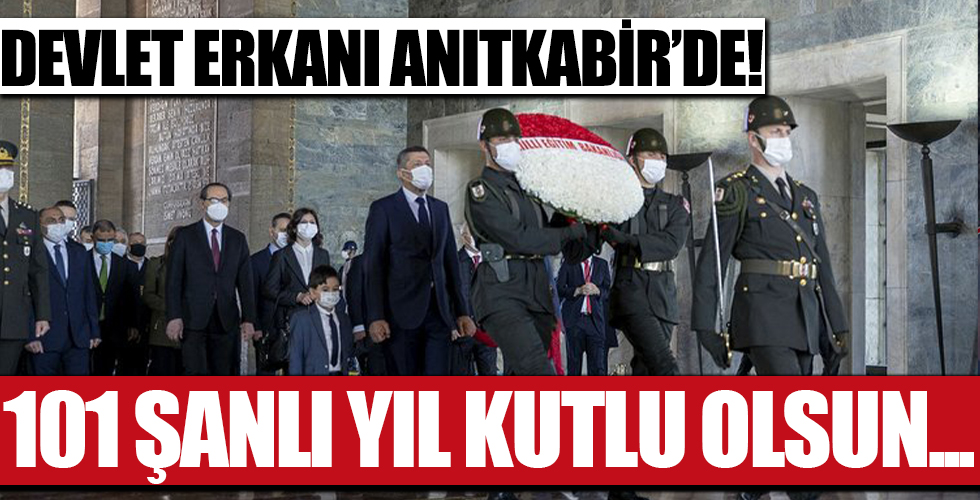 TBMM Başkanı Mustafa Şentop ve Devlet erkanı 23 Nisan dolayısıyla Ata'nın huzurunda!