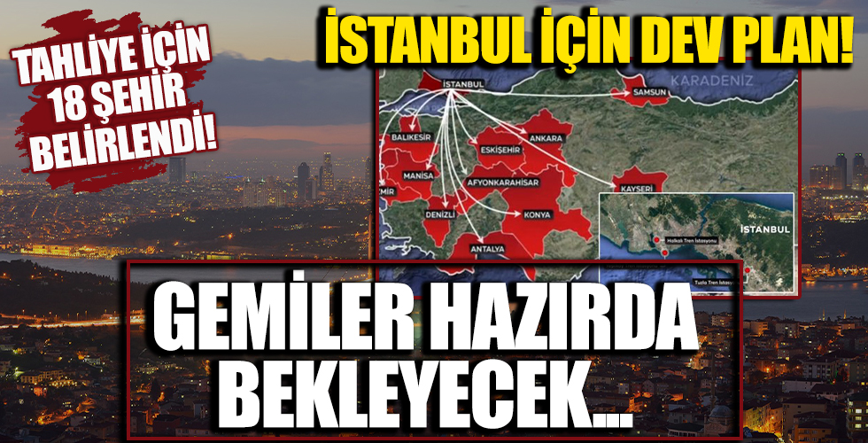 istanbul icin dev plan istanbul da 7 5 buyuklugundeki deprem icin tahliye gemileri bekleyecek iste vatandasin tahliye