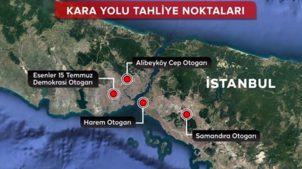 istanbul icin dev plan istanbul da 7 5 buyuklugundeki deprem icin tahliye gemileri bekleyecek iste vatandasin tahliye edilecegi 18 il