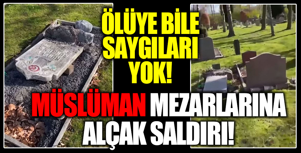 İsveç’te, Müslüman mezarlarına zarar verildi