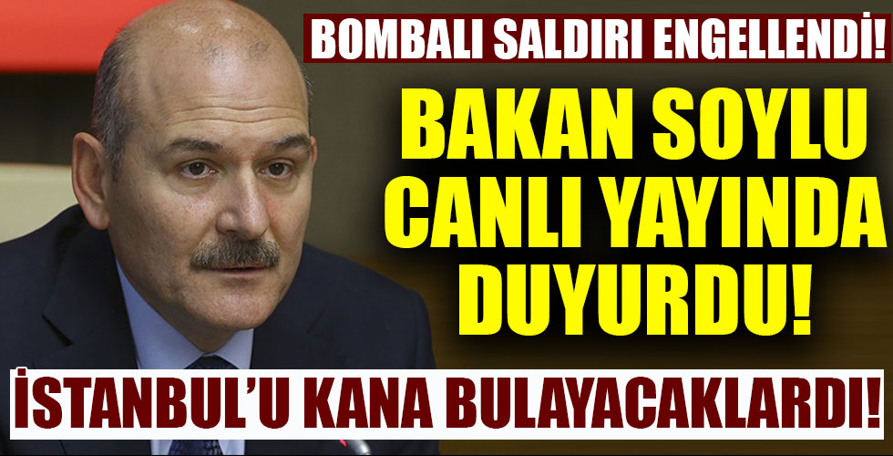 Süleyman Soylu'dan flaş açıklamalar!