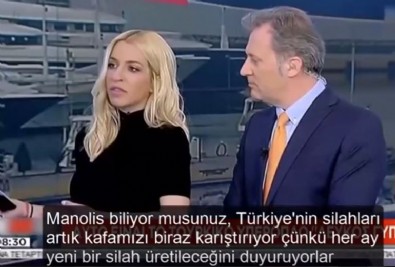 Yunan televizyonunda gündem Aksungur SİHA