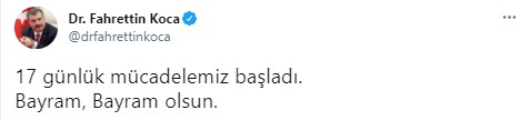 Sağlık Bakanı Fahrettin Koca'dan tam kapanma açıklaması!