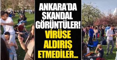 Ankara Seğmenler Parkı'nda skandal görüntüler!