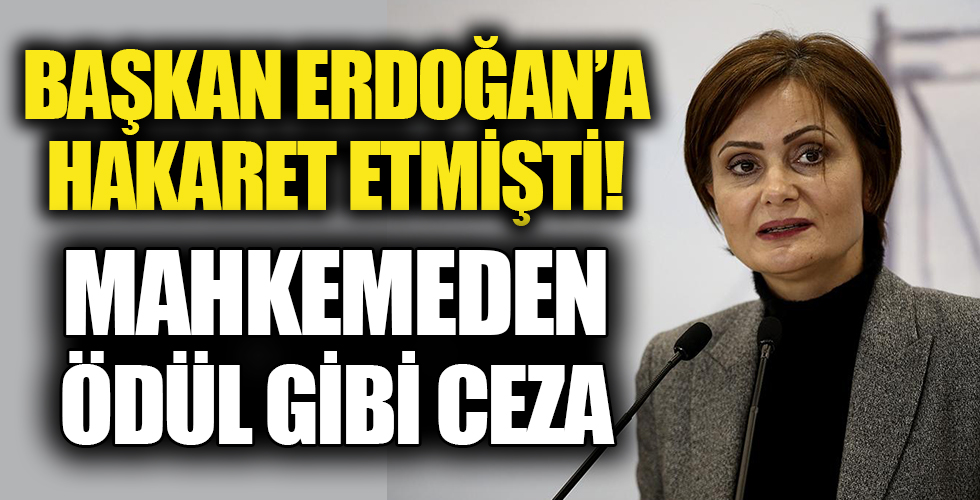 Başkan Erdoğan'a hakaret eden CHP'li Kaftancıoğlu'na mahkemeden ödül gibi ceza: 56 bin lira tazminat ödeyecek