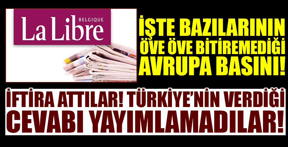 İşte alçak Avrupa basını!