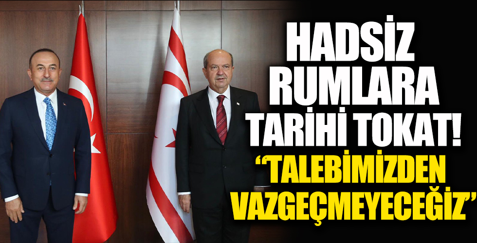 KKTC Cumhurbaşkanı Ersin Tatar ve Dışişleri Bakanı Mevlüt Çavuşoğlu'ndan Cenevre açıklaması