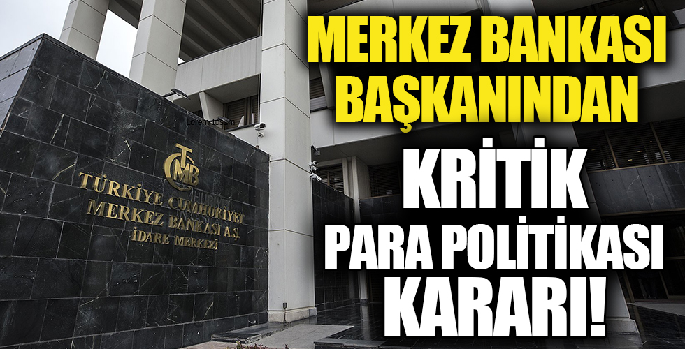 Merkez Bankası Başkanı Şahap Kavcıoğlu'ndan kritik para politikası mesajı!