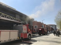 Konya'da Ayakkabı İmalathanesinde Yangın Haberi