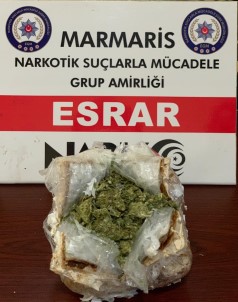 Marmaris'e Otobüsle Esrar Getirirken Polise Yakalandı