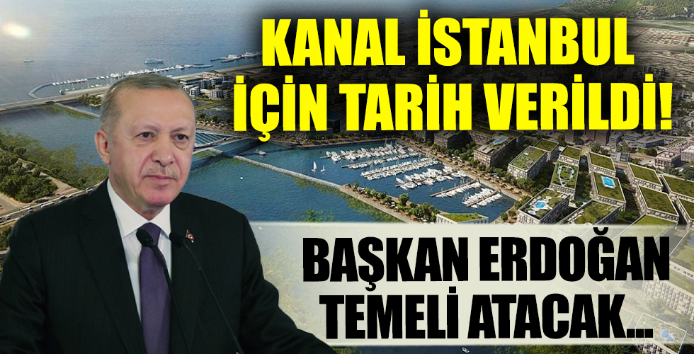 Bakan Karaismailoğlu Kanal İstanbul için tarih verdi: Temeli Başkan Erdoğan atacak