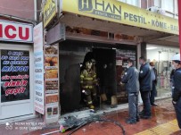 Burhaniye'de Şarküteri Yangını Korkuttu Haberi