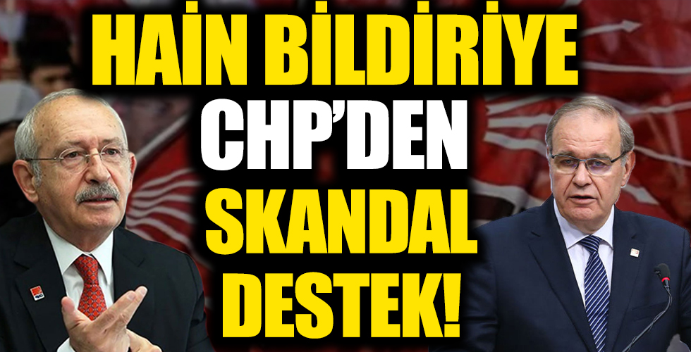 Darbe imalı ihanet bildirisine CHP'den skandal destek!