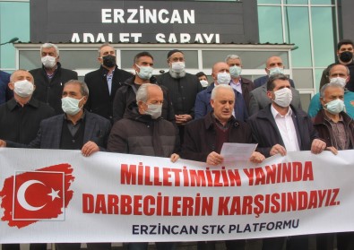 Erzincan'da STK'lardan Emekli Amirallerin Bildirisine Ortak Tepki