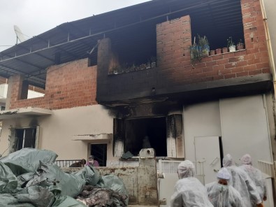 Söke'de Ev Yangını