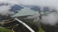 Su Seviyesinin Yüzde 98'E Ulaştığı Yuvacık Barajı Havadan Görüntülendi