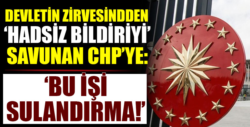 Fuat Oktay'dan CHP'ye 'hadsiz bildiriyi sulandırma' tepkisi!