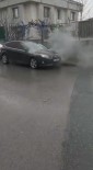(Özel) Çekmeköy'de Park Halindeki Otomobilin Alevlere Teslim Olduğu Anlar Kamerada Haberi