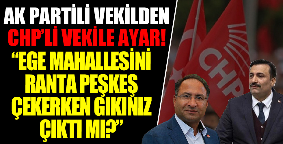 AK Partili vekil Romanlara şirin görünmeye çalışan CHP'li'ye ayar üstüne ayar verdi!