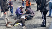 İstanbul'da Feci Kaza Açıklaması Motosikletli Kadın Kurye Takla Attı Haberi