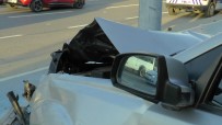 Otomobilin Çarptığı Park Halindeki Araç Takla Attı Açıklaması Sürücü Ağır Yaralandı Haberi