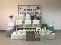 Erzurum'da Sahte Alkol Ve Dezenfektan Operasyonu