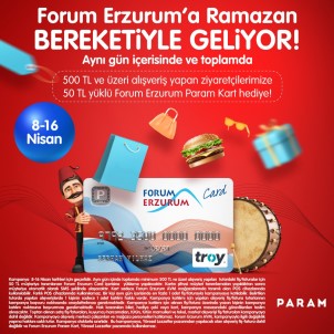 Forum Erzurum'a Ramazan Bereketi İle Geliyor