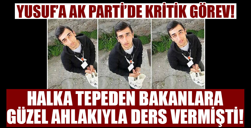 Halka tepeden bakanlara güzel ahlakıyla ders vermişti!