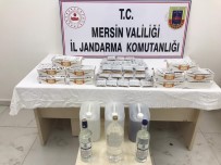 Mersin'de Sahte İçki Ve Gümrük Kaçağı Makaron Ele Geçirildi Haberi