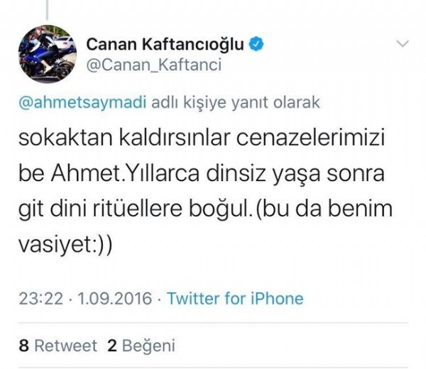 Canan Kaftancıoğlu erkeklerle birlikte aynı safta cenaze namazı kıldı!