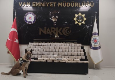 Araziye Gizlenen 61 Kilo Eroini Narkotik Köpekleri Buldu