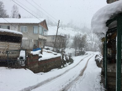 Bartın'da Kar Yağışı Yüksek Kesimlerde Etkili Oldu