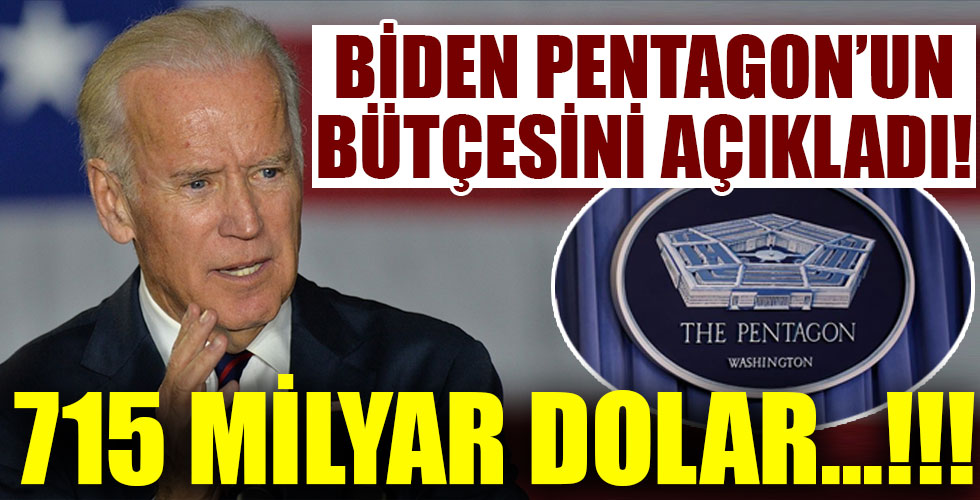 Biden'dan Pentagon için 715 milyar dolar bütçe!