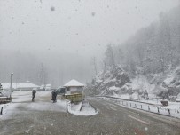 İnegöl'de Lapa Lapa Kar Yağıyor Haberi