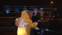 (Özel) Pendik'te Kazaya Karışan Sürücüden Sağlık Çalışanlarına 'Sabır' Testi