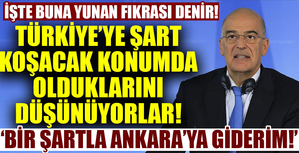 Yunan Bakan Dendias'tan Türkiye'ye ziyaret şartı!